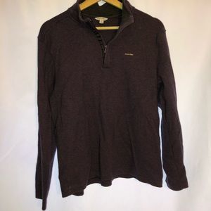 Calvin Klein zip up turtle neck